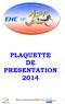PLAQUETTE DE PRESENTATION 2014