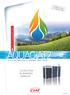AQUACIAT2 HYBRID LA SOLUTION BI-ÉNERGIES COMPACTE PAC & CHAUDIÈRE GAZ. Puissances frigorifiques et calorifiques de 45 à 80 kw