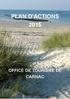 PLAN D ACTIONS 2015 OFFICE DE TOURISME DE CARNAC. Plan d actions / NM