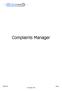Complaints Manager 4/06/2015 Page 1 Arpaweb 2015