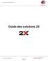 Guide des solutions 2X