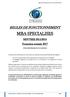 REGLES DE FONCTIONNEMENT MBA SPECIALISES. RENTREE 2015/2016 Promotion sortante 2017. A lire attentivement et à conserver