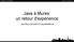 Java à Murex: un retour d'expérience. Jean-Pierre DACHER & Craig MORRISON