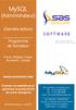 MySQL. (Administrateur) (Dernière édition) Programme de formation. France, Belgique, Suisse, Roumanie - Canada