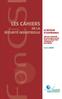 LES CAHIERS SÉCURITÉ INDUSTRIELLE LE RETOUR D EXPÉRIENCE ANALYSE COMPARÉE DES PRATIQUES DE REX DANS LES INDUSTRIES CHIMIQUES ET NUCLÉAIRES