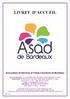 LIVRET D ACCUEIL. Association de Services et d Aide à Domicile de Bordeaux