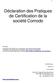 Déclaration des Pratiques de Certification de la société Comodo