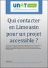 Qui contacter en Limousin pour un projet accessible?