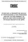 ETUDE SUR LA REINSERTION SOCIALE ET PROFESSIONNELLE DES PERSONNES SORTANT D ETABLISSEMENT OU SERVICE SANITAIRE DE MEDECINE PHYSIQUE READAPTATION (MPR)