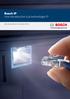 Bosch IP Une introduction à la technologie IP. Guide des produits de Vidéosurveillance IP Bosch