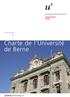 www.unibe.ch Charte de l Université de Berne