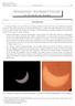 Optimisation, traitement d image et éclipse de Soleil
