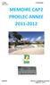 SULLYVAN MEMOIRE CAP2 PROELEC ANNEE 2011-2012