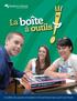 La boîte à outils. A toolbox for parents of students in French Immersion and Core French