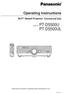 PT-D5500UL. Operating Instructions. DLP TM Based Projector Commercial Use. Read these instructions completely before operating this unit.