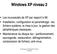 Windows XP niveau 2. D. Hourquin, Médiapôle St Ouen l'aumône