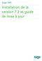 Sage CRM. Installation de la version 7.2 et guide de mise à jour