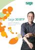 Sage 30 BTP. La solution 100% gestion dédiée aux auto-entrepreneurs et artisans du BTP.