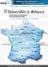 37 Universités à distance