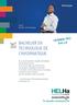 BACHELIER EN TECHNOLOGIE DE L INFORMATIQUE