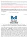 Bell Canada 4 000 000 000 $ de titres d emprunt (NON ASSORTIS D UNE SÛRETÉ)
