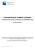 CONVENTION DE COMPTE COURANT