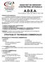 A.D.E.A. Titre homologué au niveau IV par arrêté du 4 février 1993