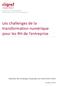 Les challenges de la transformation numérique pour les RH de l entreprise
