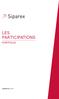 LES PARTICIPATIONS PORTFOLIO. siparex.com
