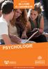 2013-2014. psychologie. UFR des Sciences de l Homme