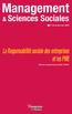 Management. La Responsabilité sociale des entreprises et les PME. & Sciences Sociales. N 14 Janvier-Juin 2013. Dossier coordonné par Zahir YANAT