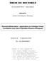 THESE DE DOCTORAT. De l Université Paris 7 - Denis Diderot. Spécialité Chimie Informatique et Théorique
