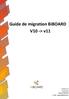 Guide de migration BiBOARD V10 -> v11