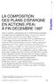LA COMPOSITION DES PLANS D ÉPARGNE EN ACTIONS (PEA) À FIN DÉCEMBRE 1997