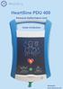 HeartSine PDU 400. Personal Defibrillation Unit. Guide d'utilisation. FRANÇAIS www.heartsine.com