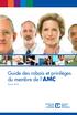 guide des rabais et privilèges du membre de l AMC