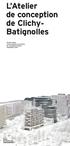 L Atelier de conception de Clichy- Batignolles