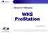 WHS ProStation. Manuel de l utilisateur. Version 1.0 septembre 2012