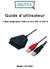 Guide d'utilisateur. Câble adaptateur USB2.0 vers IDE et SATA. Modèle : DA-70202