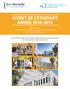 LIVRET DE L ÉTUDIANT ANNÉE 2014-2015