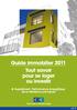 Guide immobilier 201 1 Tout savoir pour se loger ou investir Supplément : Performance énergétique de la résidence principale