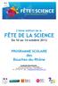 PROGRAMME SCOLAIRE des Bouches-du-Rhône