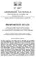 N 1897 ASSEMBLÉE NATIONALE PROPOSITION DE LOI