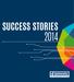 SUCCESS STORIES 2014