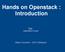 Hands on Openstack : Introduction