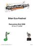 Bilan Eco-Festival. Rencontres Brel 2008 22 au 27 juillet. Eco-Festival Rencontres Brel 2008 v3 Page 1/11