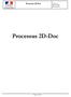 Processus 2D-Doc. Version : 1.1 Date : 16/11/2012 Pôle Convergence AGENCE NATIONALE DES TITRES SECURISÉS. Processus 2D-Doc.