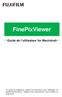 FinePixViewer Guide de l utilisateur for Macintosh