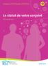 Le statut de votre conjoint