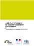 Janvier 2014 LES PLATEFORMES D ACCOMPAGNEMENT ET DE REPIT